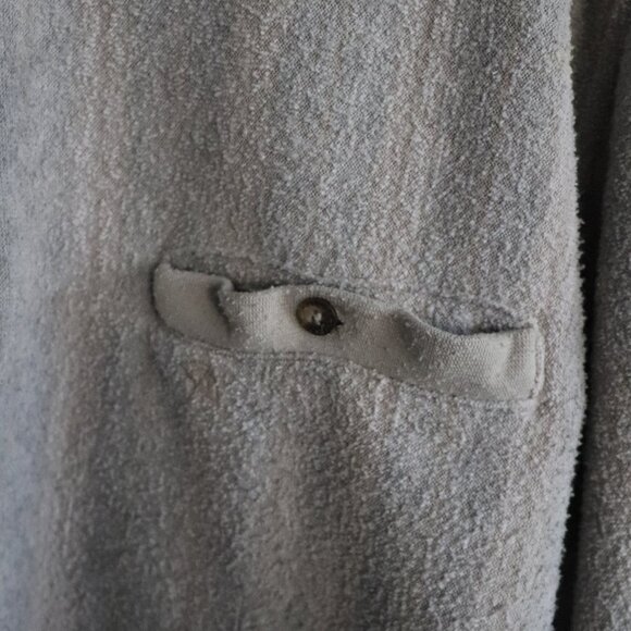 Vntg Arnold Palmer Mens Green XL Long Sleeve 90s Polo Pullover Thermal Top - Picture 7 of 12